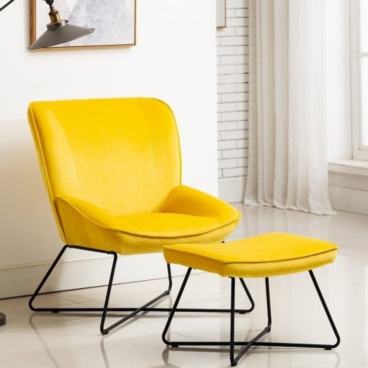 Ochre cocktail chair sale